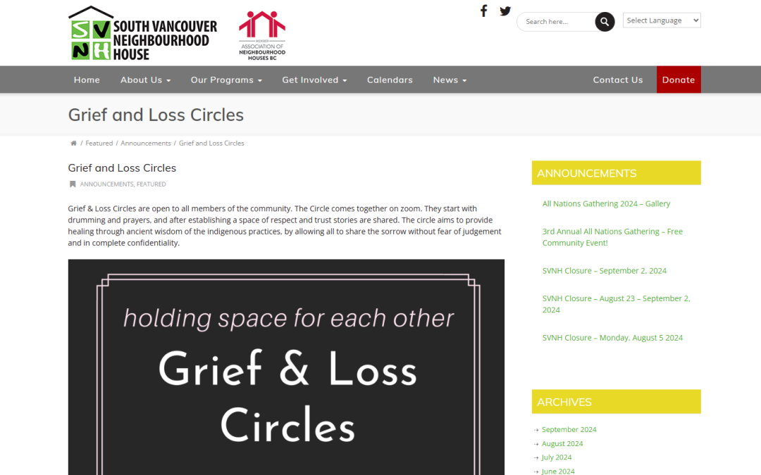 Grief & Loss Circles